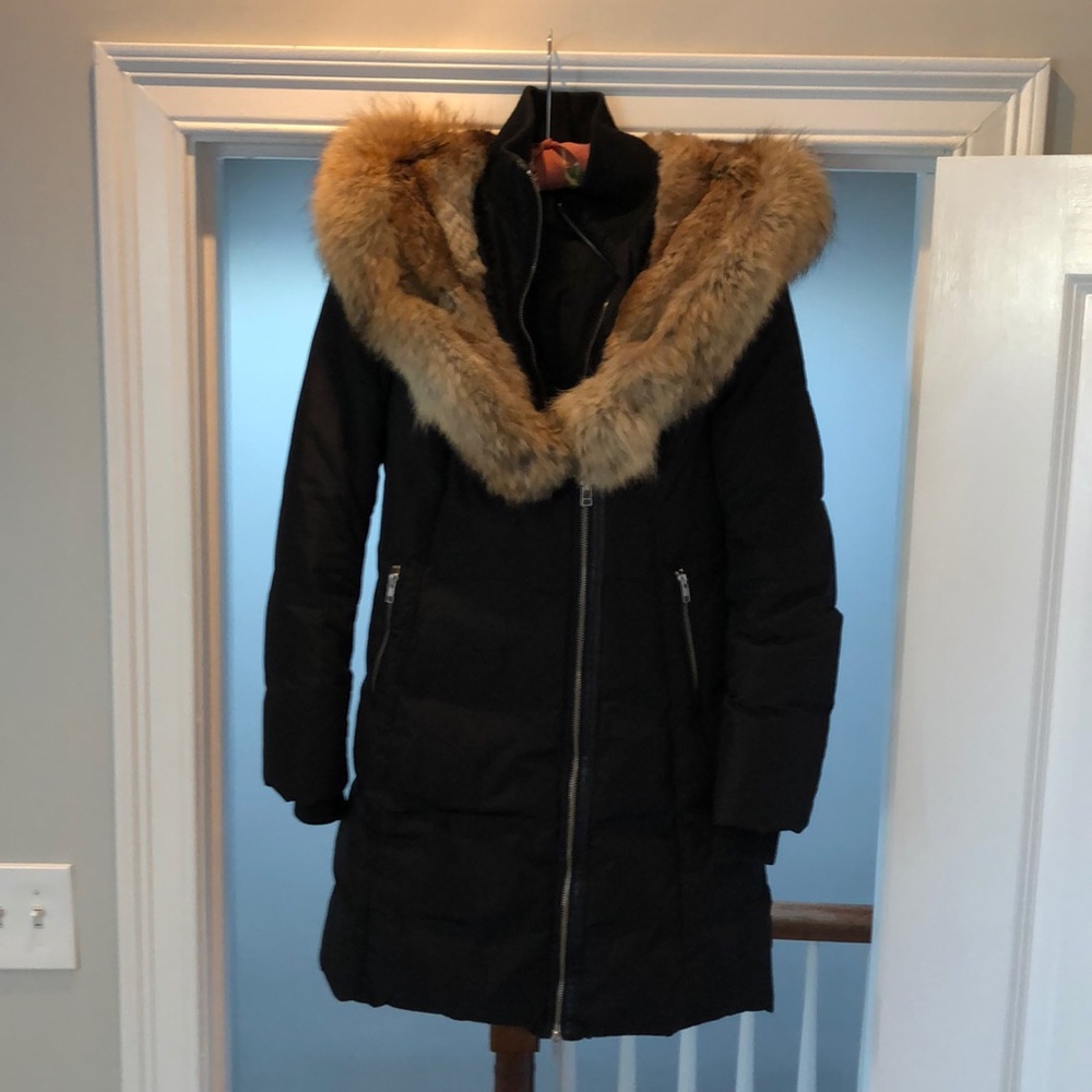Mackage full fur hooded down coat